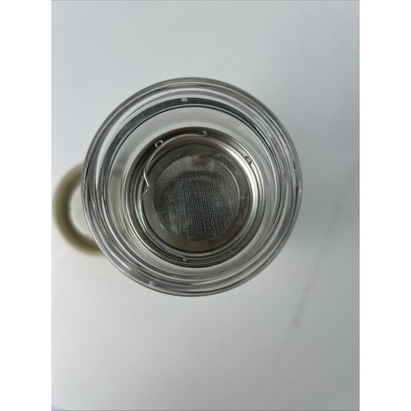 Teavana 6 Dragon Symphony Tea Tumbler Glass Jar Black Gold Fire w Twist Lid - Picture 5 of 7